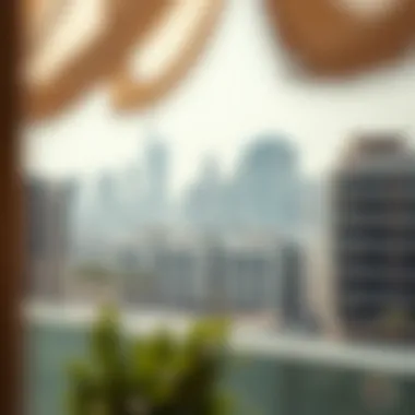 A panoramic view of Deira's skyline featuring modern and traditional architecture