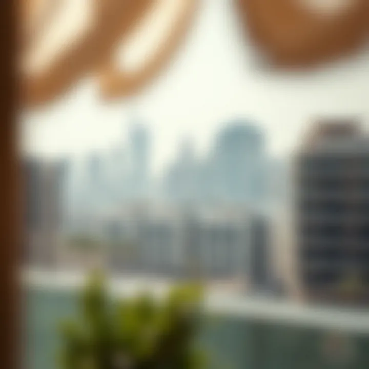 A panoramic view of Deira's skyline featuring modern and traditional architecture