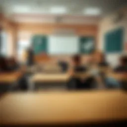 Modern classroom environment in Damac Hills