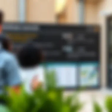 Community Insights on Education in Damac Hills 2 Community feedback board with positive reviews about local schools