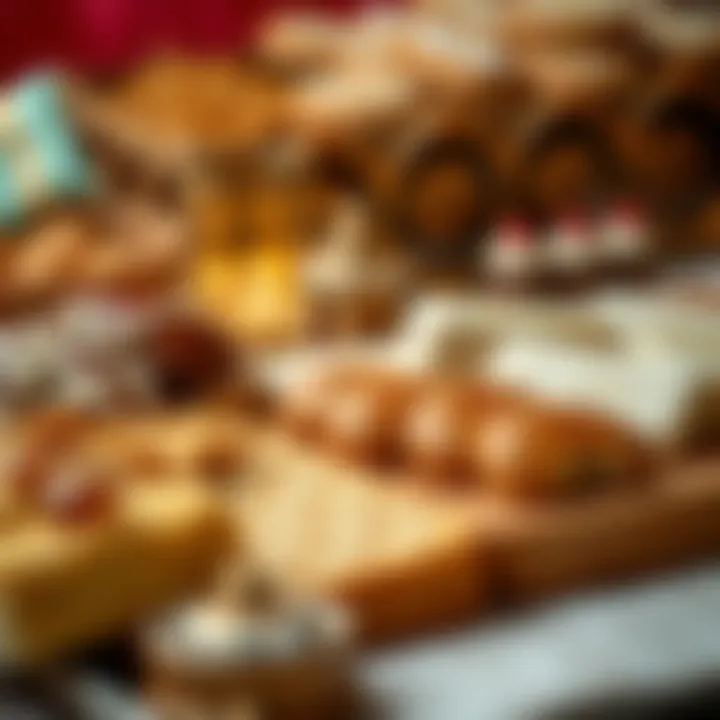 Delicious Treats for Eid Al Fitr Traditional sweets and treats displayed for Eid celebrations