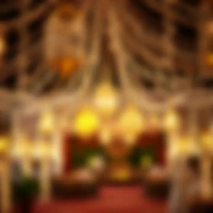 Traditional Emirati decorations during Eid