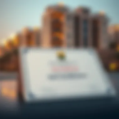 Significance of Ejari Certification Ejari certificate showcasing its importance in Dubai real estate