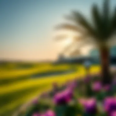 Golf Course at Emaar's Golf Links Vibrant golf course with meticulously maintained fairways and bunkers