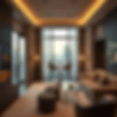 Interior of a Luxury Apartment Stylish interior of a luxury apartment representing high-end living