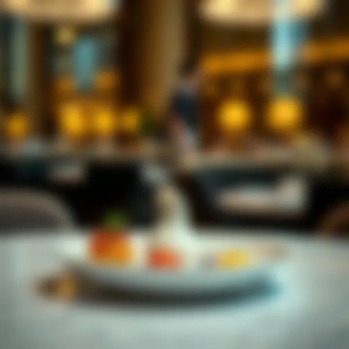 Culinary Masterpiece Chef's signature dish artfully presented