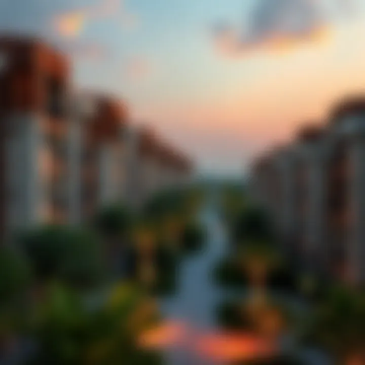 Qusais Neighborhood Overview Stunning view of Qusais neighborhood showcasing apartment buildings