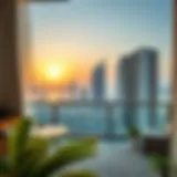 Scenic view of a 1 BHK apartment in Dubai