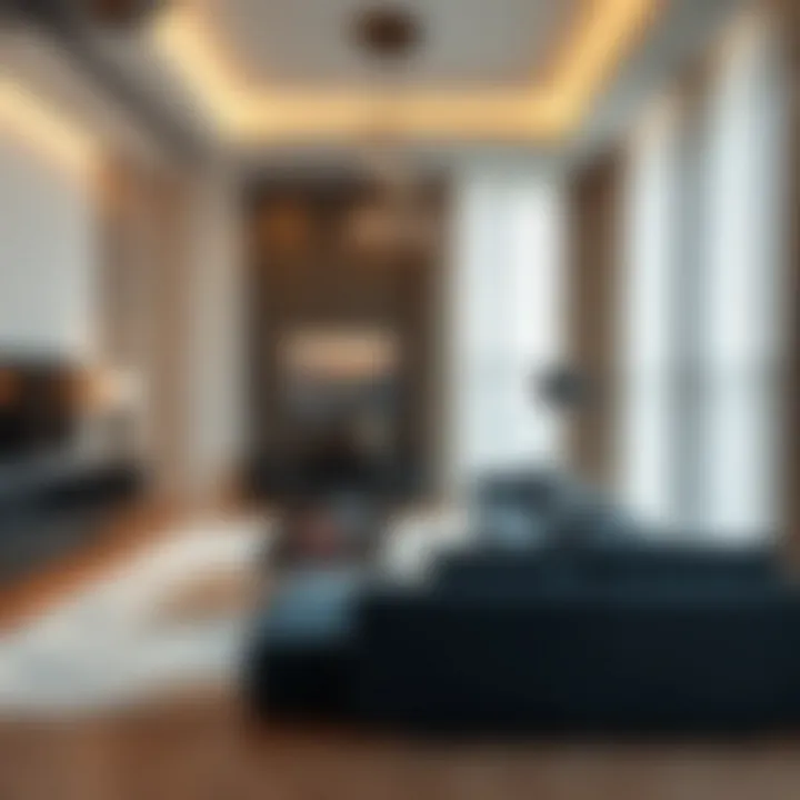 Luxurious Interiors of 23 Marina Residences Interior luxury living space within the 23 Marina Building