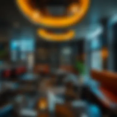 Welcoming Restaurant Ambiance in Dubai Marina An inviting interior of a budget-friendly restaurant, designed for a relaxed dining atmosphere.