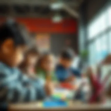 Creative Activities for Youth Children participating in an art workshop at the community center