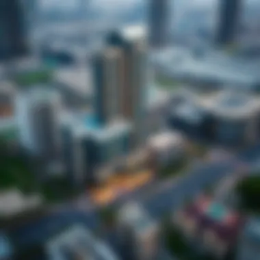 Urban Landscape Surrounding Al Khan Building Surrounding areas of Al Khan Building illustrating urban development