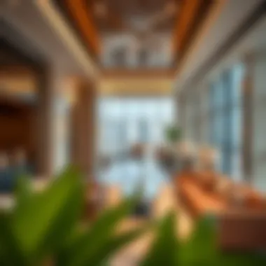 Luxury Interior Amenities of Al Khazna Tower Interior amenities of Al Khazna Tower highlighting luxury features