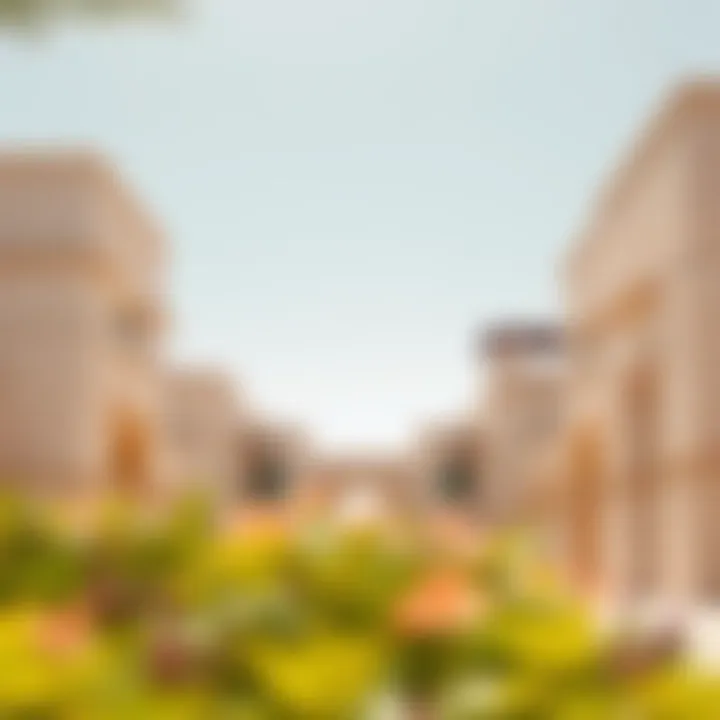 Architectural Harmony in Al Reef Architectural marvels reflecting traditional and modern design in Al Reef Desert Village