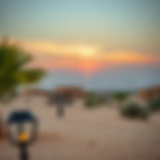 Desert Serenity in Al Reef Stunning desert landscape of Al Reef Desert Village showcasing its natural beauty