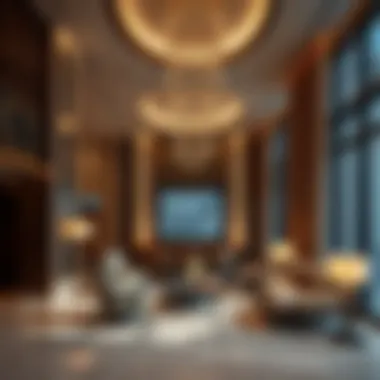 Interior details of Al Saeed Tower 2 emphasizing luxury and functionality