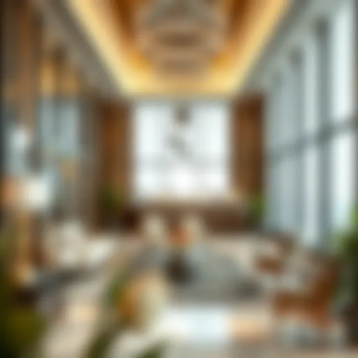 Interior view highlighting luxurious amenities of Al Thuraya