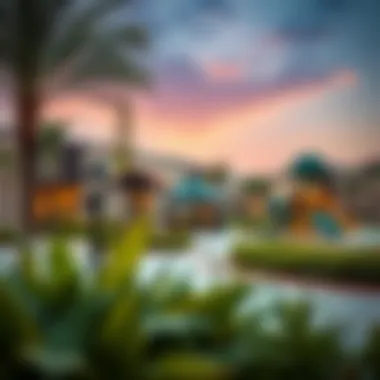 Community park in Nad Al Hamar