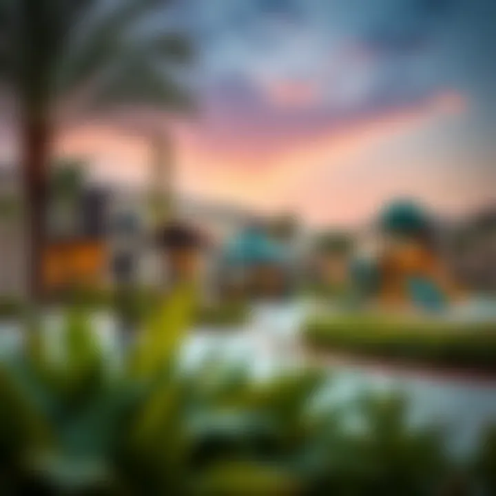 Community park in Nad Al Hamar