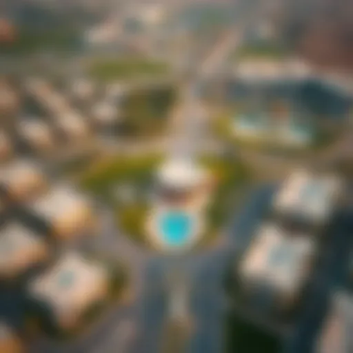 Aerial Perspective of Arabian Ranches 2 Aerial view of Arabian Ranches 2 showcasing residential spaces and green areas