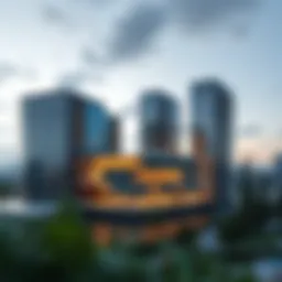 Stunning view of Atlantic Tower highlighting its architectural design