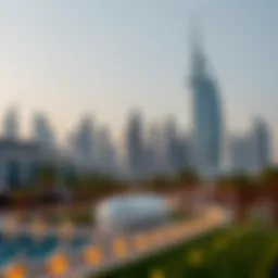 Dubai skyline showcasing modern architecture
