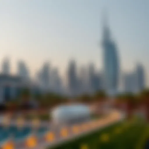 Dubai skyline showcasing modern architecture