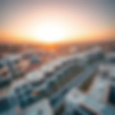 Aerial Perspective of Azizi Jebel Ali Aerial view of the Azizi Jebel Ali development showcasing its modern architecture