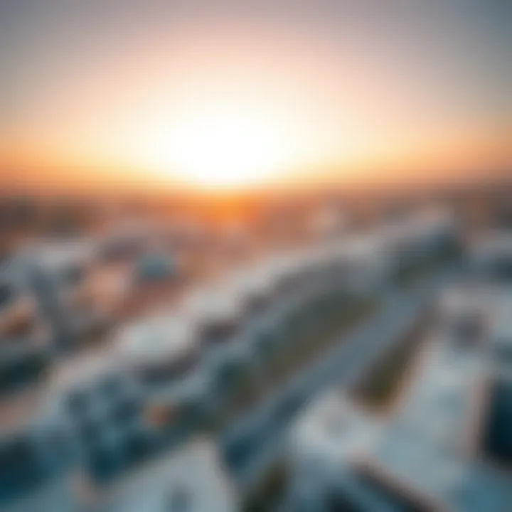 Aerial Perspective of Azizi Jebel Ali Aerial view of the Azizi Jebel Ali development showcasing its modern architecture