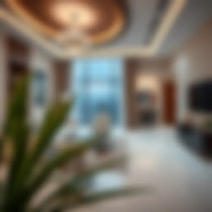 Interior Elegance of Azizi Jebel Ali Luxurious interior design of a sample apartment in Azizi Jebel Ali