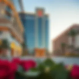 Exterior view of Baccarat Hotel and Residences in Dubai showcasing modern architecture
