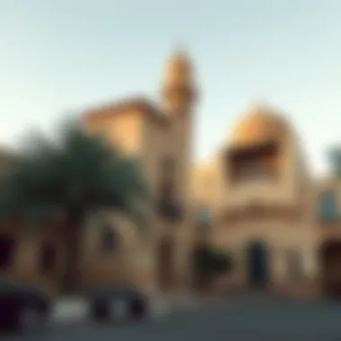 Heritage and History in Al Fahidi The historic Al Fahidi neighborhood with traditional architecture