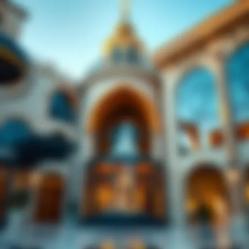 Architectural Marvel of برج الصير Architectural details of برج الصير showcasing modern design