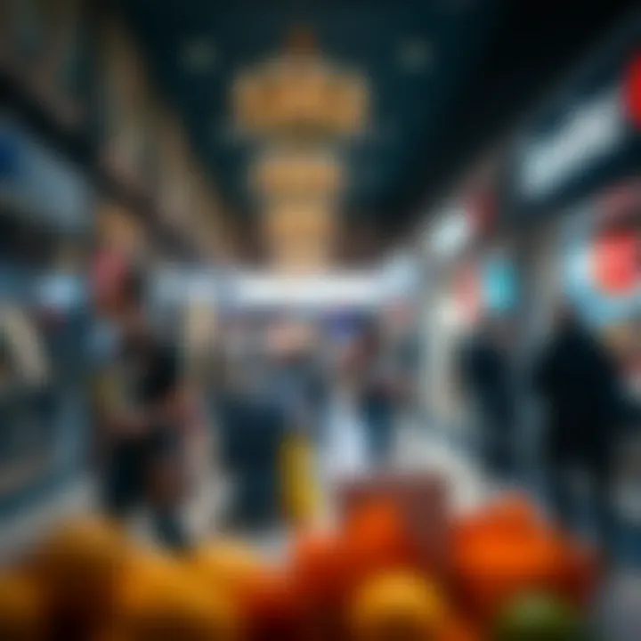 Shopping Experience at Carrefour Customer enjoying shopping experience at Carrefour