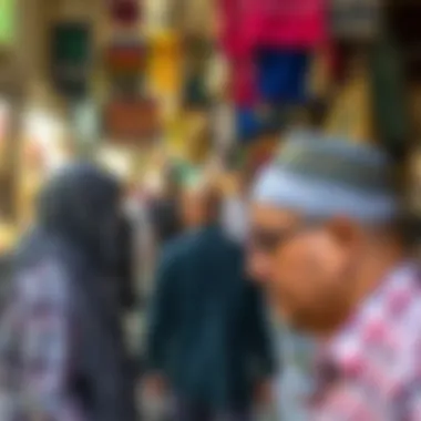 Engaging with local vendors in a dynamic shopping environment