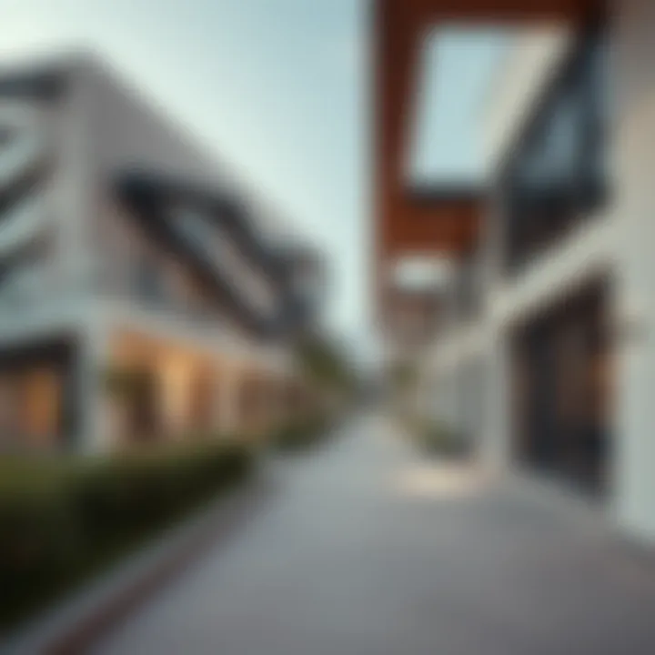 Modern real estate developments in Deria