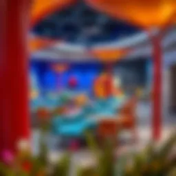 A vibrant play area at Dubai Creek Harbour showcasing unique design elements.