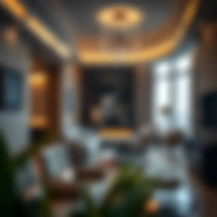 Luxury Apartment Interior in Dubai Sky View Interior design of a luxury apartment in Dubai Sky View