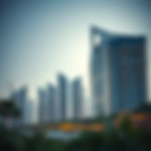 The Pointe skyline showcasing modern architecture