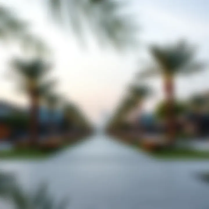 Amenities at Emaar South Modern amenities in Emaar South including parks and recreational facilities