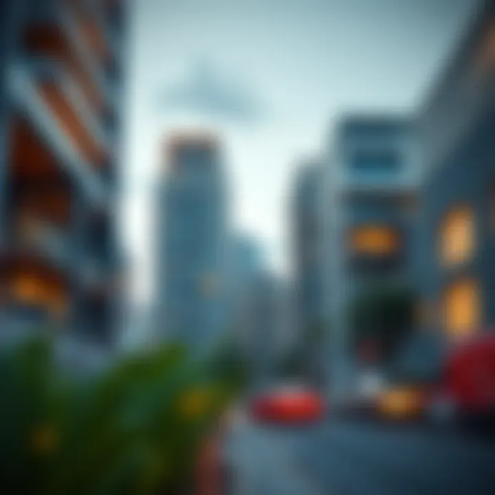 Modern Architecture of Empire Heights Modern design elements of Empire Heights buildings