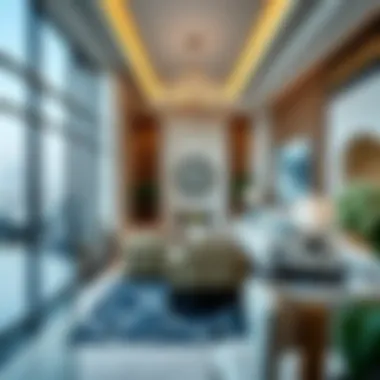 Lavish Interior of High-End Residence Lavish interior of a high-end residence in Dubai