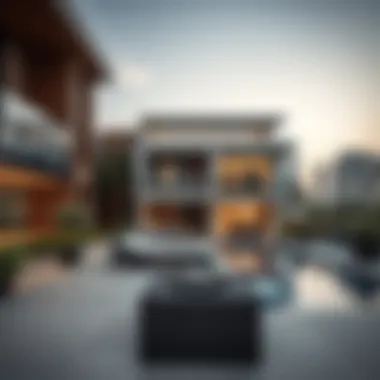 Modern Architectural Design of Luxury Apartment Modern architectural design of a luxury apartment