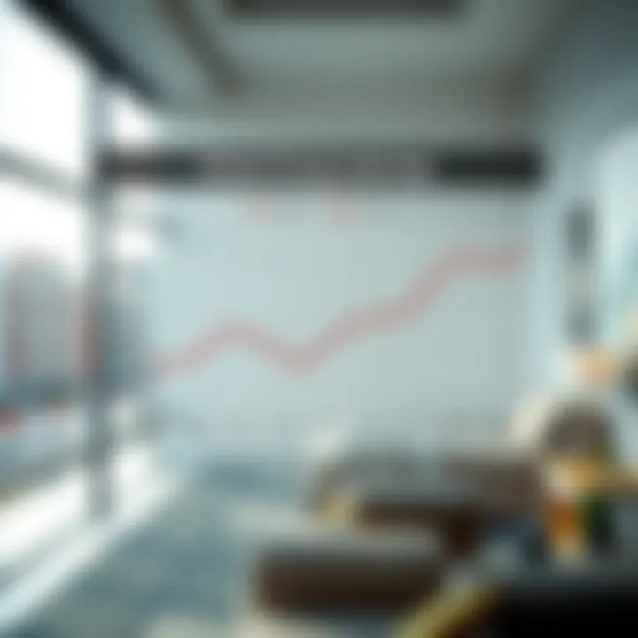 Graphical representation of rental pricing trends in the vicinity Rental pricing overview in the area