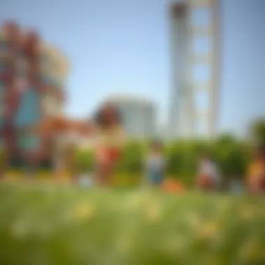 Leisure Activities in Festival City Family enjoying leisure activities in Festival City park