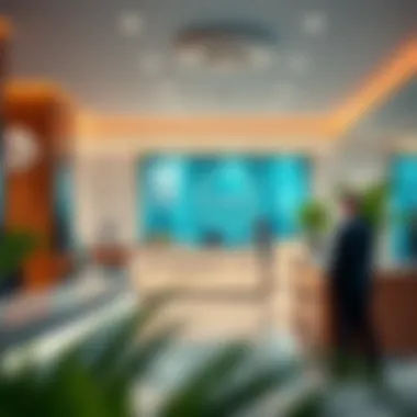 Customer Service at Dubai Islamic Bank Interior of Dubai Islamic Bank showcasing customer service area