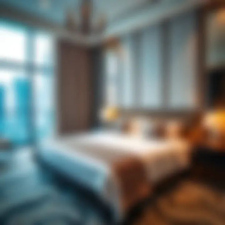 Elegant Room Accommodation at La Ville Luxurious guest room designed for comfort and style