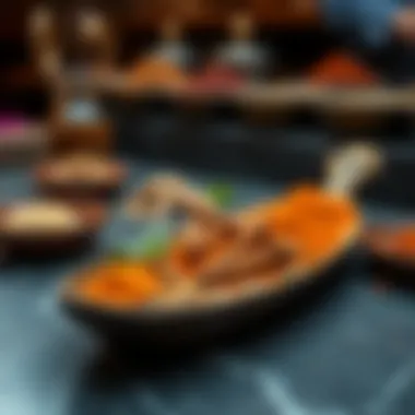 Vibrant spices representing Indian culinary heritage