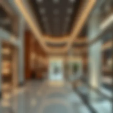 Luxury Retail Spaces in مول النخيل Interior view highlighting the luxury retail spaces within مول النخيل