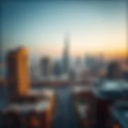 Panoramic view of Dubai's skyline highlighting luxury residences